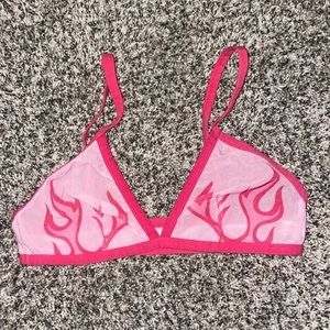 Romwe Flame Bralette